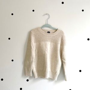 BabyGap toddler knit sweater, oatmeal, 4T